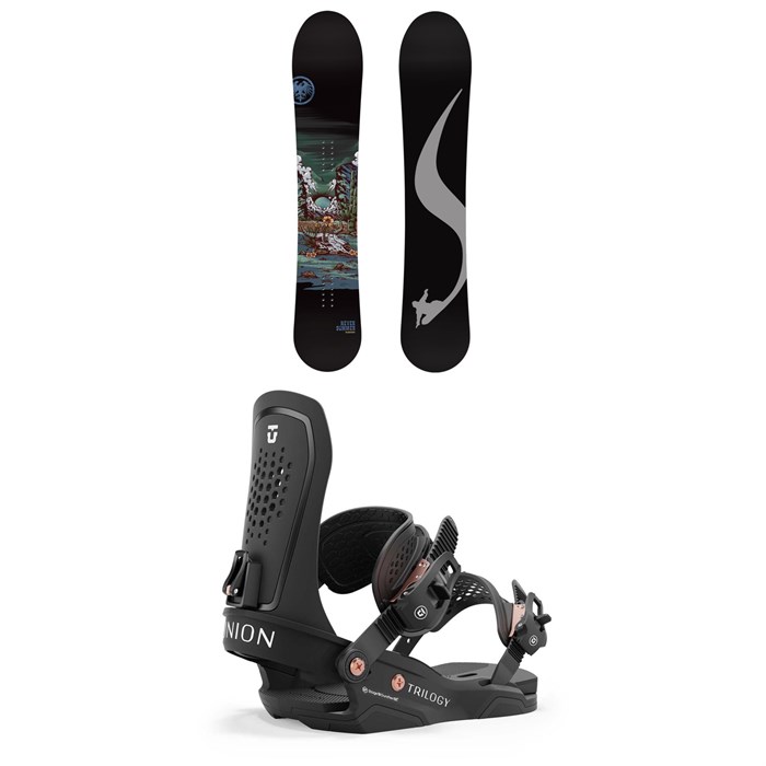 Never Summer - Harpoon Snowboard + Union Trilogy Snowboard Bindings - Women's 2025