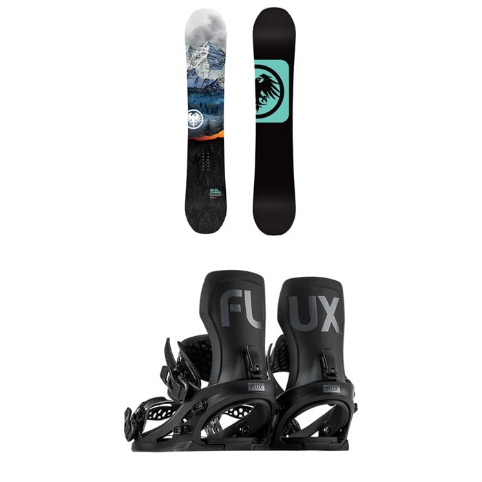 Never Summer - Snowtrooper Snowboard + Flux XF Snowboard Bindings 2025