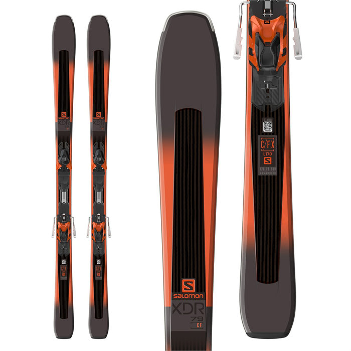 Salomon - XDR 79 CF Skis + Lithium 10 Bindings 2018 - Used