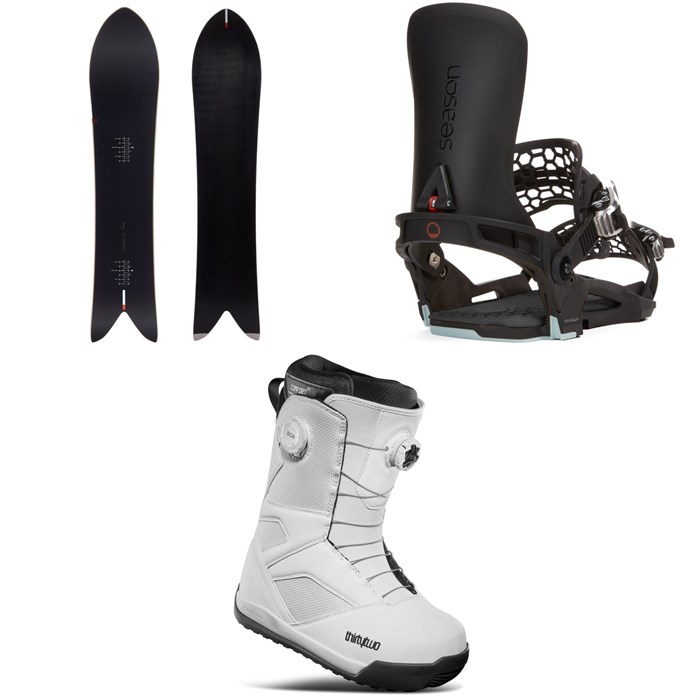 Season - Forma Snowboard + Universal Snowboard Bindings + thirtytwo STW Double Boa Snowboard Boots 2025