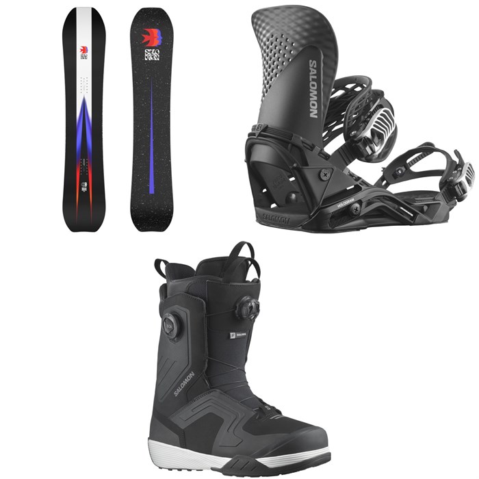 Salomon - Highpath Snowboard + Hologram Snowboard Bindings  + Dialogue Dual Boa Snowboard Boots 2025