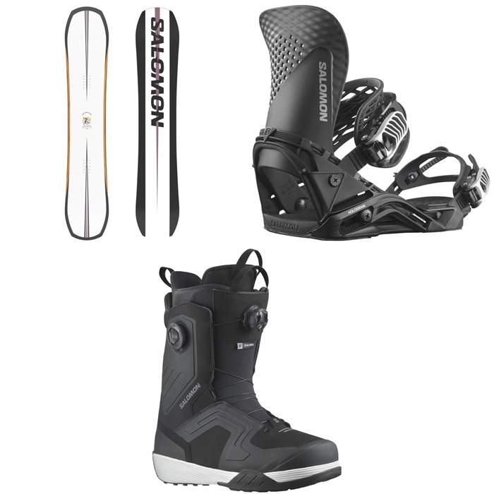 Salomon - Assassin Snowboard + Hologram Snowboard Bindings  + Dialogue Dual Boa Snowboard Boots 2025