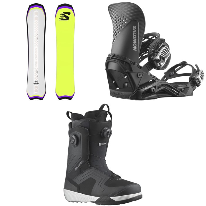 Salomon - Dancehaul Snowboard + Hologram Snowboard Bindings  + Dialogue Dual Boa Snowboard Boots 2025