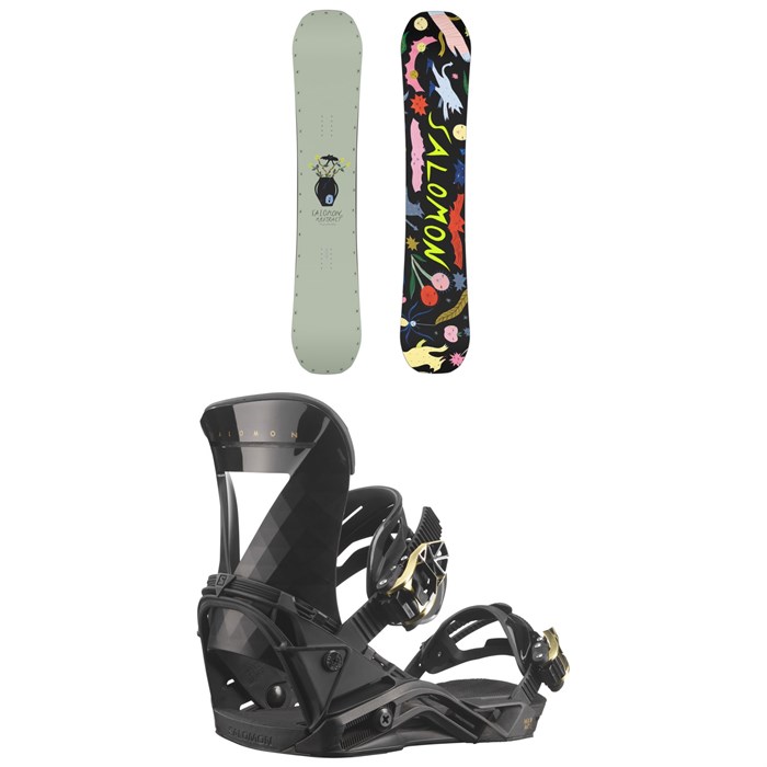 Salomon - Abstract Snowboard + Mirage Snowboard Bindings - Women's 2025