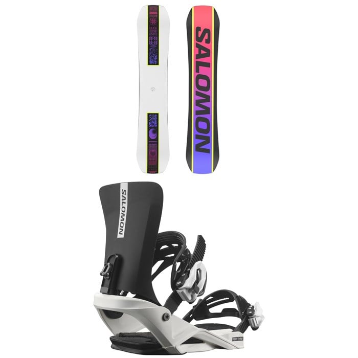 Salomon - Huck Knife Grom Snowboard + Rhythm Jr Snowboard Bindings - Kids' 2025