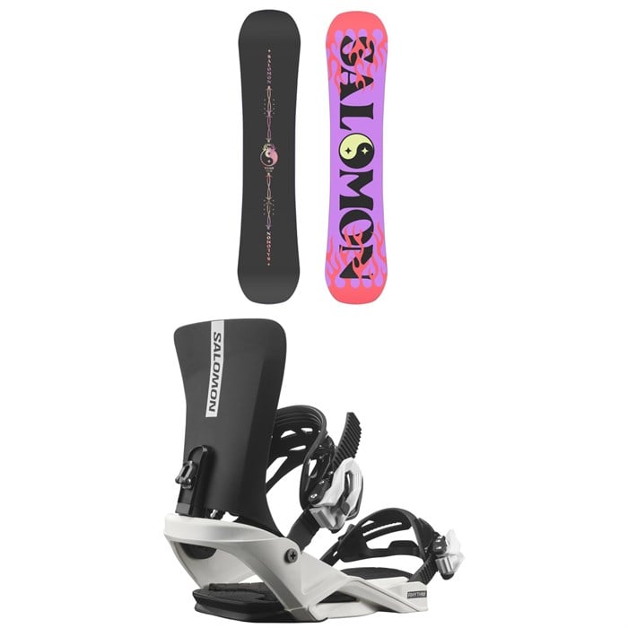 Salomon - Oh Yeah Grom Snowboard + Rhythm Jr Snowboard Bindings - Kids' 2025