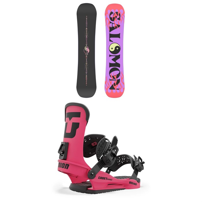 Salomon - Oh Yeah Grom Snowboard + Union Cadet Pro Snowboard Bindings - Kids' 2025