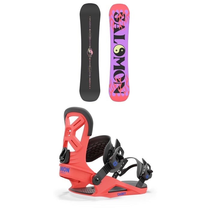 Salomon - Oh Yeah Grom Snowboard + Union Cadet Snowboard Bindings - Kids' 2025