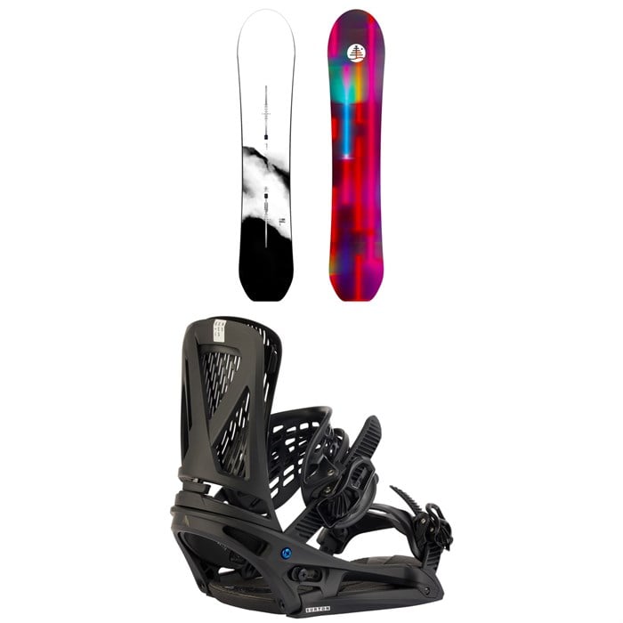 Burton - Family Tree Gril Master Snowboard + Genesis EST Snowboard Bindings 2025