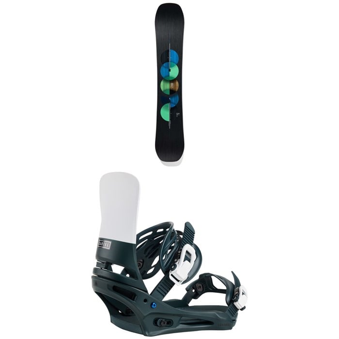 Burton - Custom Snowboard + Cartel Snowboard Bindings 2025