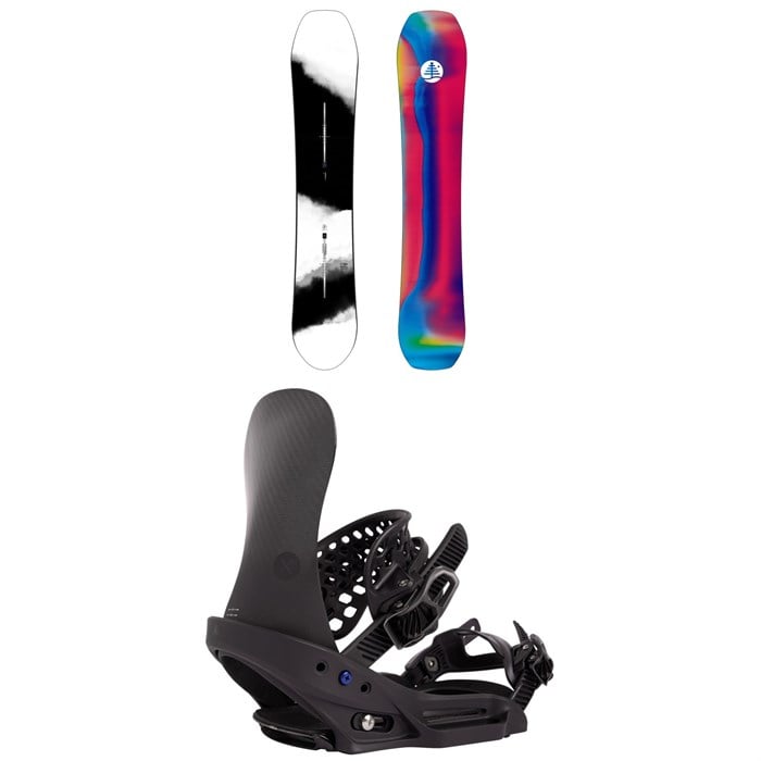 Burton - Family Tree Hometown Hero Snowboard + X EST Snowboard Bindings 2025