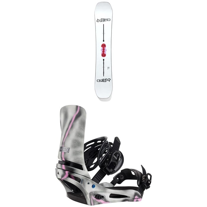 Burton - Free Thinker Snowboard + Cartel X Snowboard Bindings 2025