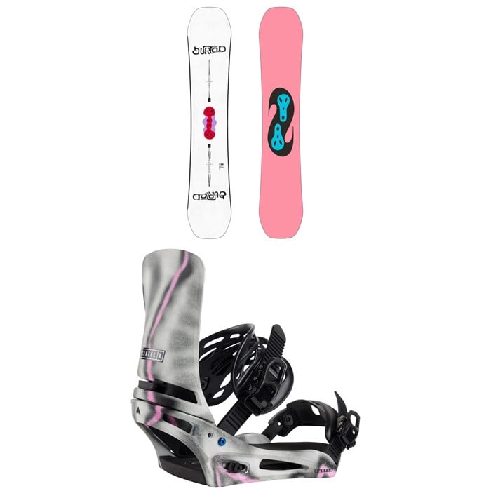 Burton - Free Thinker Snowboard + Cartel X Snowboard Bindings 2025