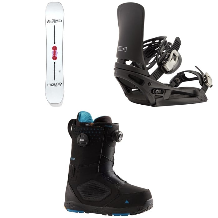 Burton - Free Thinker Snowboard + Cartel EST Snowboard Bindings + Photon Boa Snowboard Boots 2025