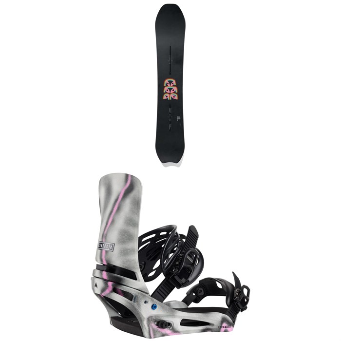 Burton - Deep Thinker Snowboard + Cartel X Snowboard Bindings 2025