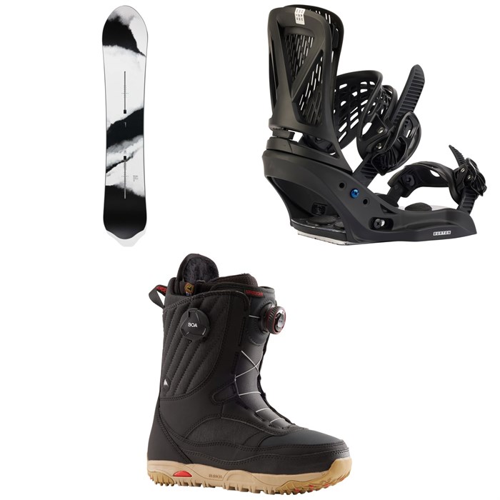 Burton - Family Tree Alekesam Snowboard + Escapade EST Snowboard Bindings + Limelight Boa Snowboard Boots - Women's 2025