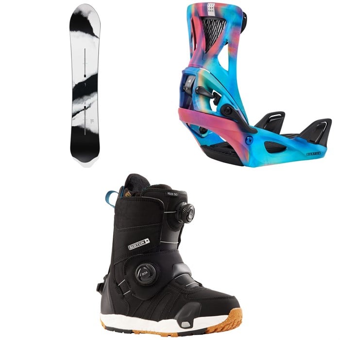 Burton - Family Tree Alekesam Snowboard + Step On Escapade Snowboard Bindings + Felix Step On Snowboard Boots - Women's 2025