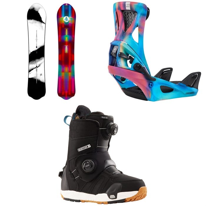 Burton - Family Tree Alekesam Snowboard + Step On Escapade Snowboard Bindings + Felix Step On Snowboard Boots - Women's 2025