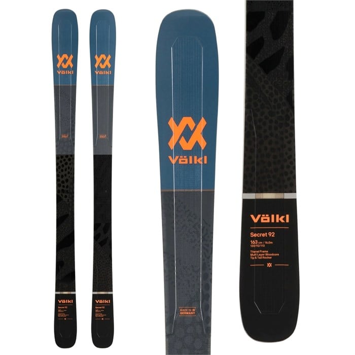 Völkl - Völkl Secret 92 Skis + Marker Squire 11 Demo Bindings 2020 - Used
