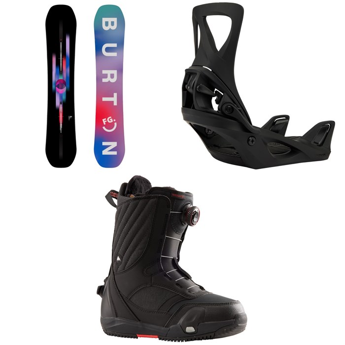 Burton - Feelgood Snowboard + Step On Snowboard Bindings + Limelight Step On Snowboard Boots - Women's 2025
