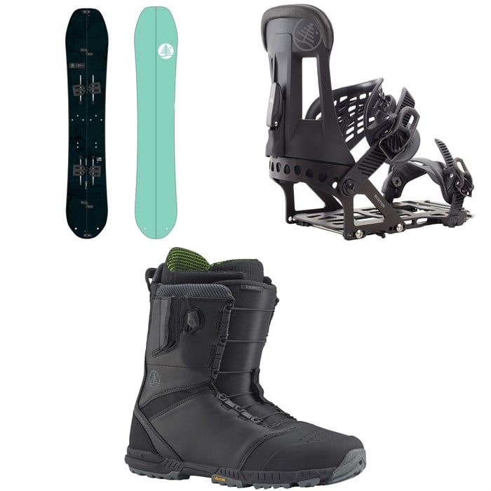 Burton - Family Tree High Fidelity Splitboard + Hitchhiker Splitboard Bindings  + Tourist Snowboard Boots 2025