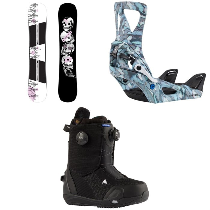 Burton - Rewind Snowboard + Step On Snowboard Bindings + Ritual LTD Step On Snowboard Boots - Women's 2025