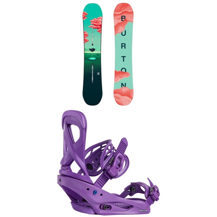Burton - Burton Yeasayer Flying V Snowboard + Scribe Snowboard Bindings - Women's 2025