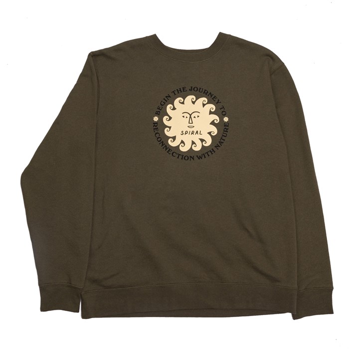 Spiral Wax Co. - Spiral Wax Co. Nature Crew Sweatshirt - Unisex