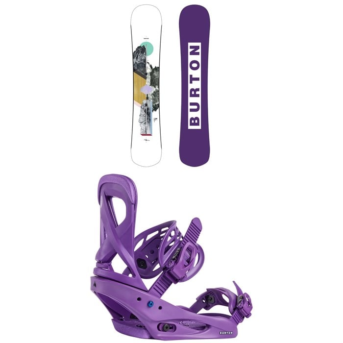 Burton - Hideaway Snowboard + Scribe Snowboard Bindings - Women's 2025