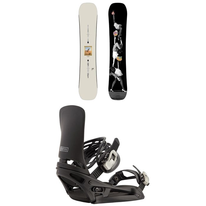 Burton - Good Company Snowboard + Cartel EST Snowboard Bindings 2025