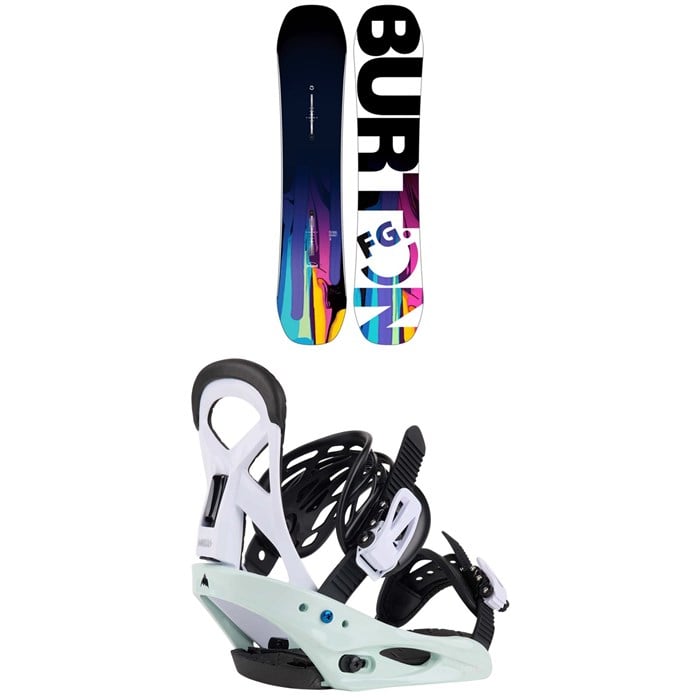 Burton - Feelgood Smalls Snowboard + Smalls Snowboard Bindings - Kids' 2024