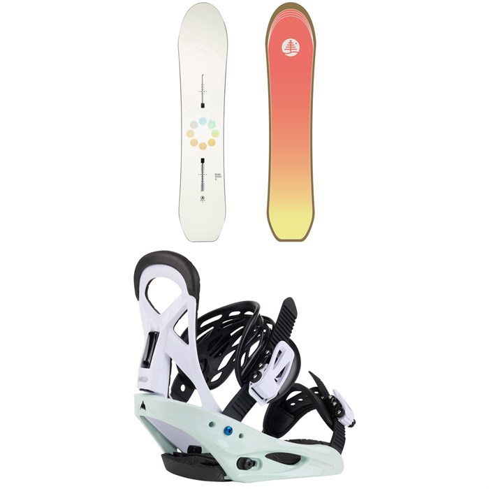 Burton - Family Tree Gril Master Smalls Snowboard + Smalls Snowboard Bindings - Kids' 2024