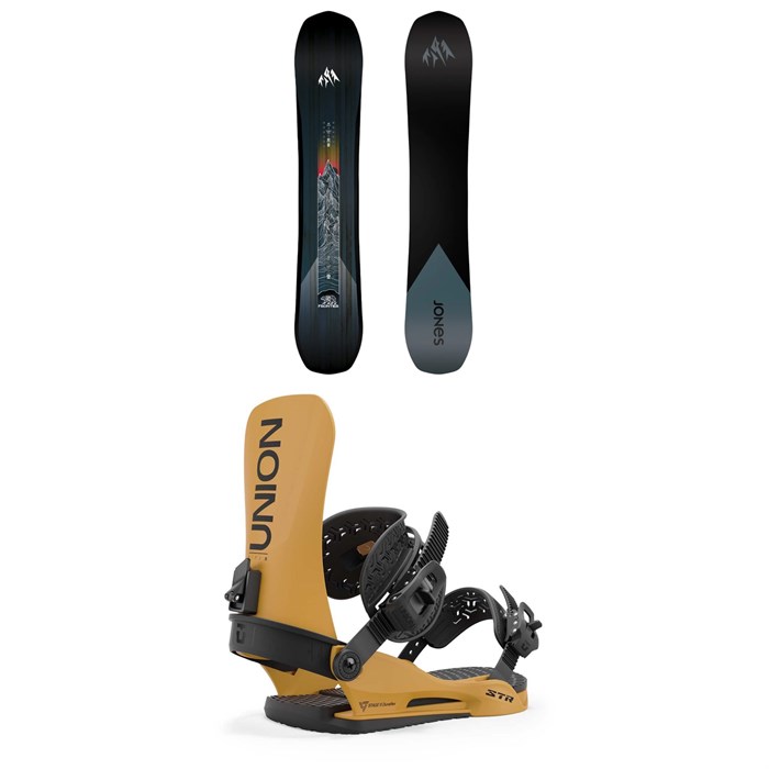 Jones - Frontier Snowboard + Union STR Snowboard Bindings 2025