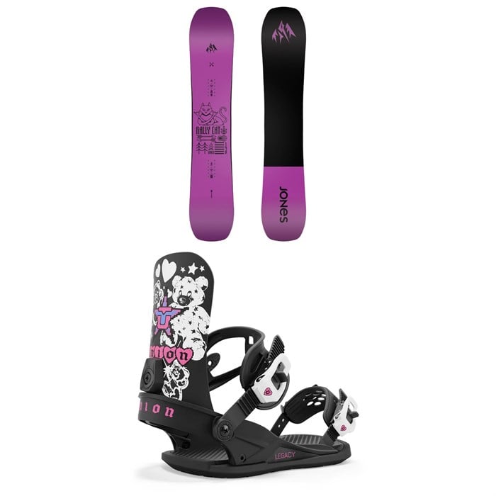 Jones - Rally Cat Snowboard + Union Legacy Snowboard Bindings - Women's 2025