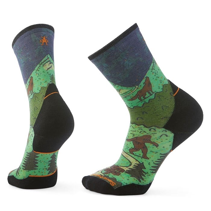 Smartwool - Smartwool Trail Run Targeted Cushion Neature Print Crew Socks - Men's