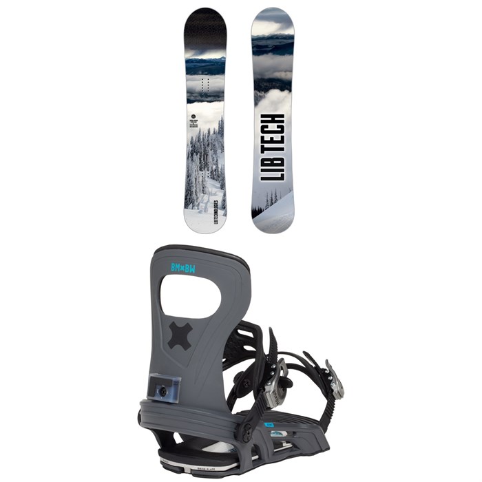 Lib Tech - Cold Brew C2 Snowboard + Bent Metal Joint LTD Snowboard Bindings 2025