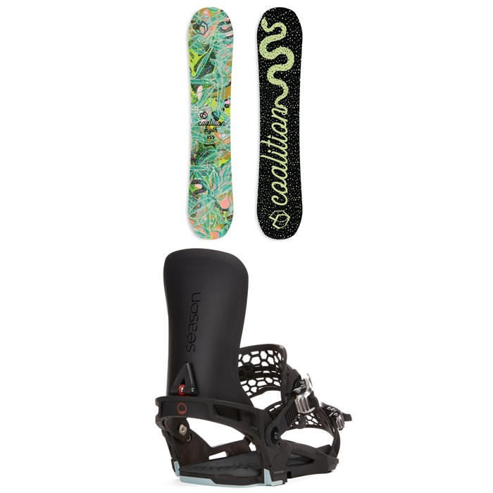 Coalition Snow - Myth Snowboard + Season Universal Snowboard Bindings - Women's 2025