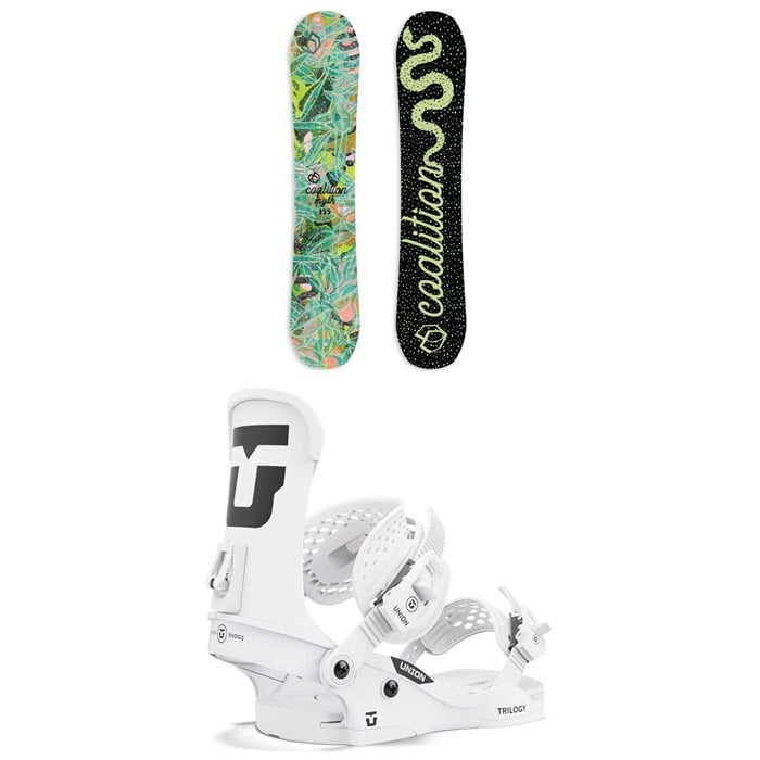 Coalition Snow - Myth Snowboard + Union Trilogy Classic Snowboard Bindings - Women's 2025