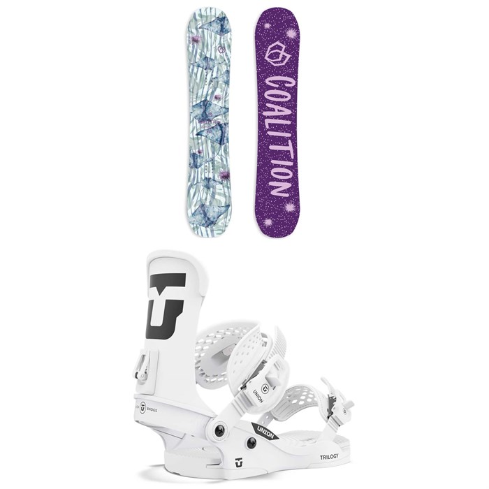 Coalition Snow - Queen Bee Snowboard + Union Trilogy Classic Snowboard Bindings - Women's 2025