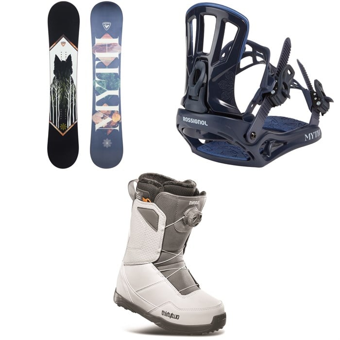 Rossignol - Myth Snowboard + Rossignol Myth Snowboard Bindings + thirtytwo Shifty Boa Snowboard Boots - Women's 2024