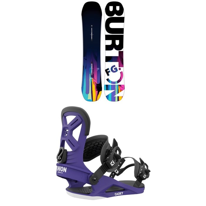 Burton - Feelgood Smalls Snowboard + Union Cadet Snowboard Bindings - Kids' 2024