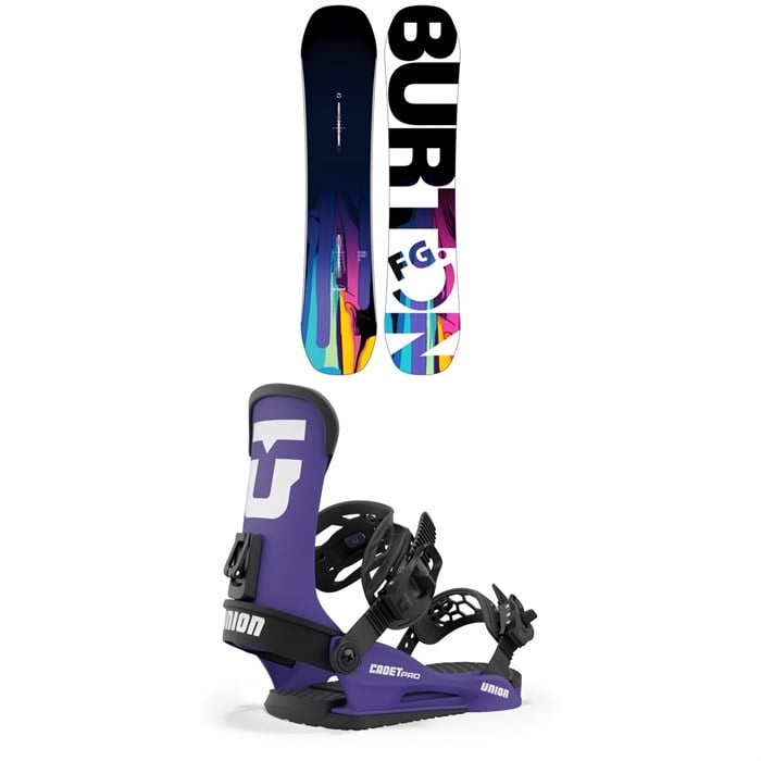 Burton - Feelgood Smalls Snowboard + Union Cadet Pro Snowboard Bindings - Kids' 2024