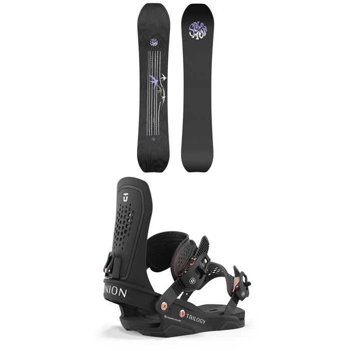 Salomon - Highpath Snowboard + Union Trilogy Snowboard Bindings - Women's 2024