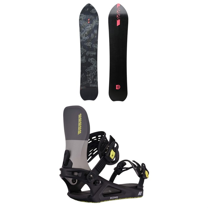 K2 - Niseko Pleasures Snowboard + Bond Snowboard Bindings 2025