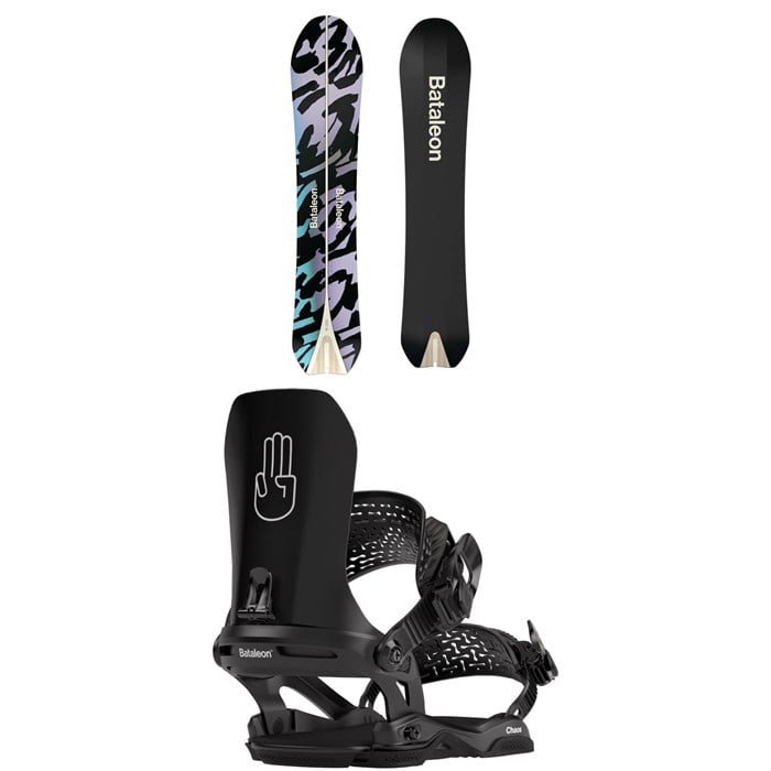 Bataleon - Chameleon Snowboard + Chaos Asymwrap Snowboard Bindings 2025