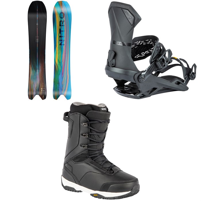 Nitro - Squash Snowboard + Team Snowboard Bindings + Venture Pro Lace Snowboard Boots 2025