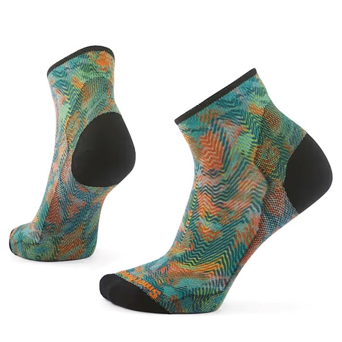 Smartwool - Bike Zero Cushion Jungle Music Print Ankle Socks - Women's