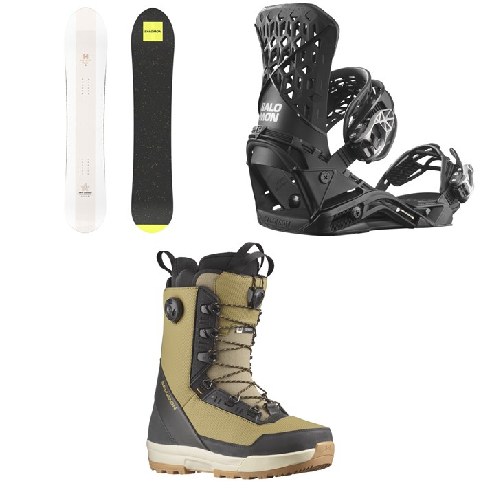 Salomon - HPS - Sickstick Snowboard + Highlander Snowboard Bindings + Synergy PWL SJ Boa Snowboard Boots 2025