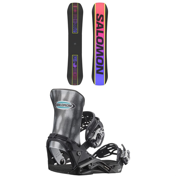 Salomon - Huck Knife Pro Snowboard + District Pro Team Snowboard Bindings 2025