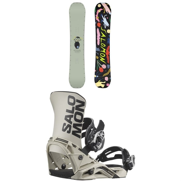 Salomon - Abstract Snowboard + District Snowboard Bindings 2025